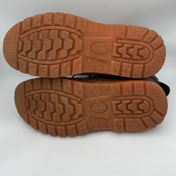 AQX Men's Brown Steel Toe Safety Boots, Size 46 EU, Size 12 USA