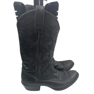 Ariat Mens Size 9.5 D Heritage Western R Toe Cowboy Boots 10002218 Black $190