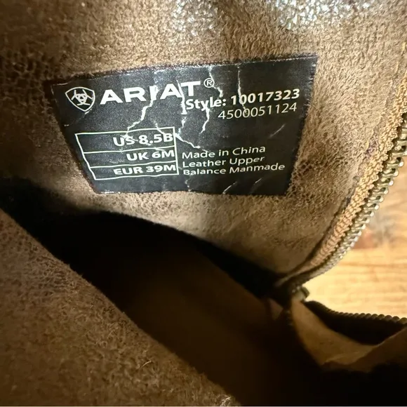 ARIAT WOMEN'S DARLIN WESTERN BOOTS - ROUND TOE size‎ 8.5