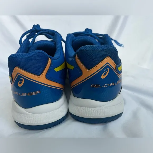 ASICS Gel Challenger 13 1041A397 Mens US 11.5 Running Shoes Blue Yellow Sneakers