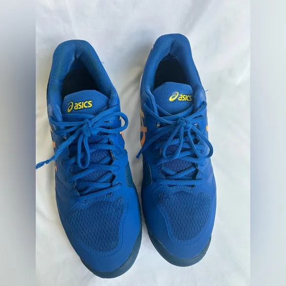 ASICS Gel Challenger 13 1041A397 Mens US 11.5 Running Shoes Blue Yellow Sneakers