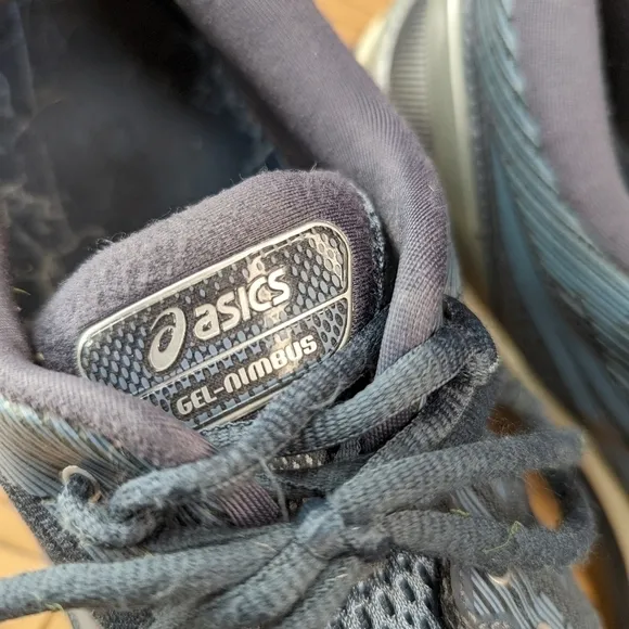 Asics Gel Nimbus 21 Men's Running Shoes 1011A646 Grey Green Aqua Size 12. A11pm