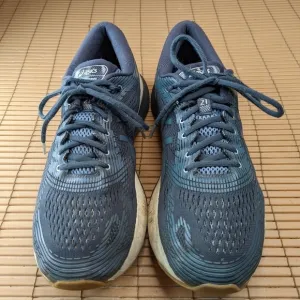 Asics Gel Nimbus 21 Men's Running Shoes 1011A646 Grey Green Aqua Size 12. A11pm