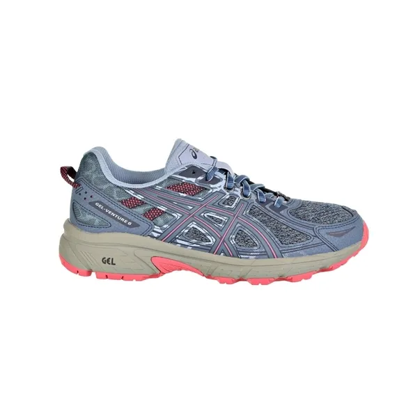 Asics Gel-Venture 6 Women's Shoes Steel Blue/Pink Cameo 1012a504-400
