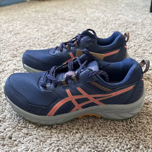 Asics Gel Venture 9 Womens Indigo Blue Running Sneakers Shoes Blue Size 9.5 New