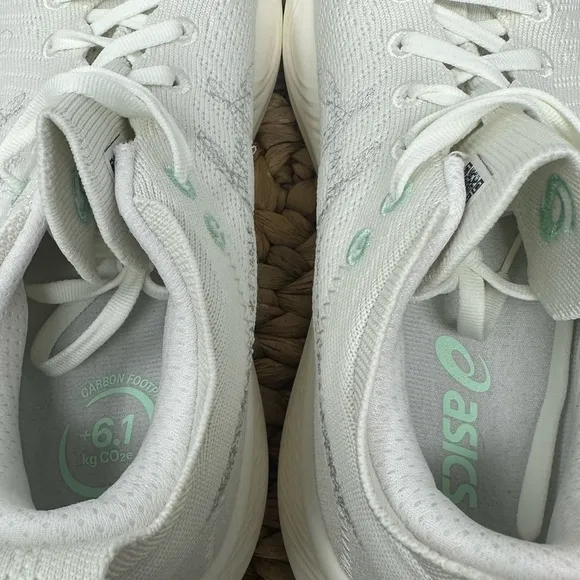 ASICS Nimbus Mirai Running Shoes White Size 7 Men's, 8.5 Women's
