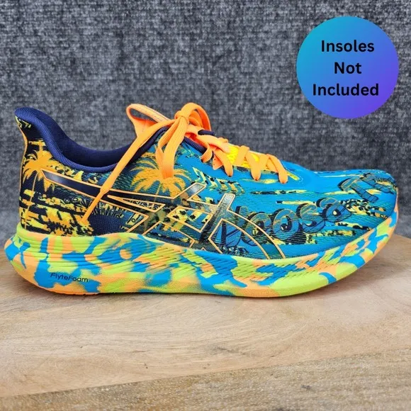 Asics Noosa Tri 14 Mens Size 9 Blue Orange Athletic Running Shoes 1011B368