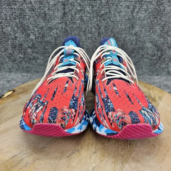 Asics Noosa Tri 14 Womens Size 9.5 Red Blue Athletic Running Shoes 1012b208