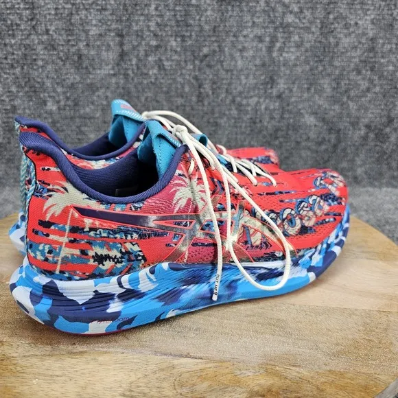 Asics Noosa Tri 14 Womens Size 9.5 Red Blue Athletic Running Shoes 1012b208
