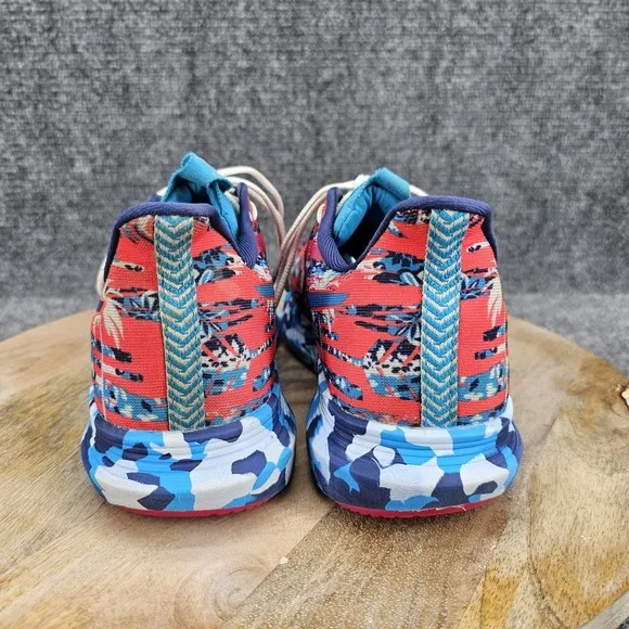 Asics Noosa Tri 14 Womens Size 9.5 Red Blue Athletic Running Shoes 1012b208