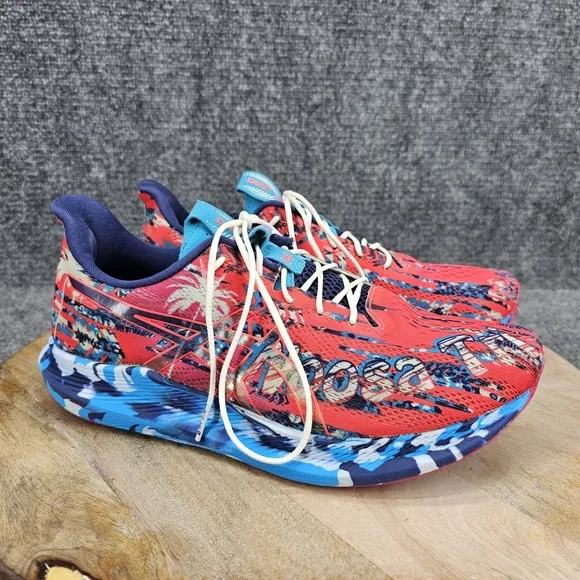 Asics Noosa Tri 14 Womens Size 9.5 Red Blue Athletic Running Shoes 1012b208