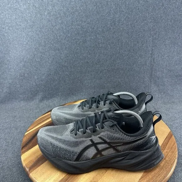 ASICS Novablast 3 LE Running Shoes Jogging Walking Black 1011B591 Mens 9.5