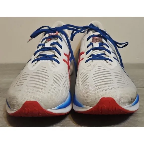 Asics Novablast Mens Size 13 Blue White London Running Sneakers Shoes 1011B119‎