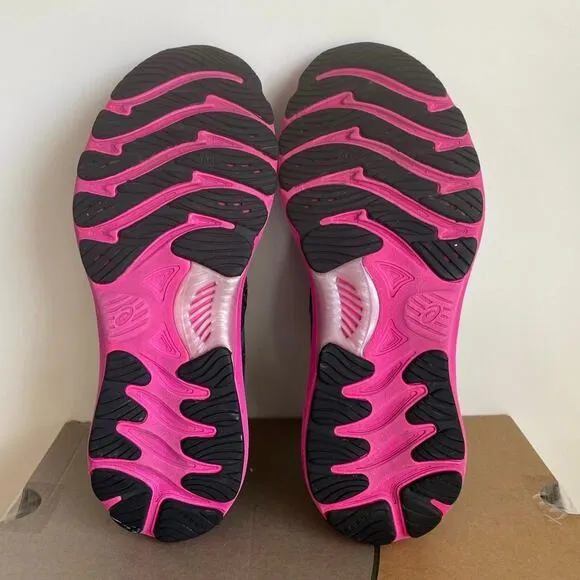 Asics Womens Gel Nimbus 23 Black/Pink Women Running Shoes Sneakers-  SZ 9