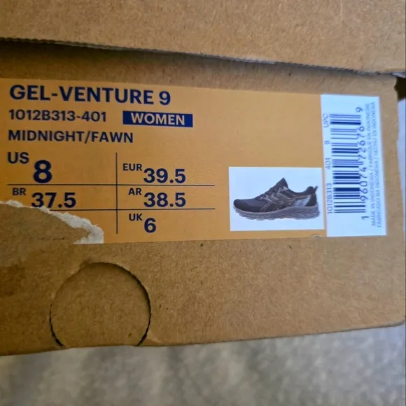 ASICS Women's Midnight Blue Running Sneakers size 8