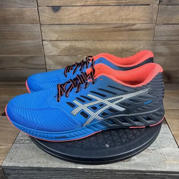 ASICS FuzeX Running Shoes Men's Size 11 Blue Lace Up T639N Sneakers NWOB
