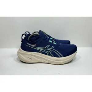 Asics Gel-Nimbus 26 Womens Size 10.5 Navy Blue Athletic Sneakers Shoes 1012B601