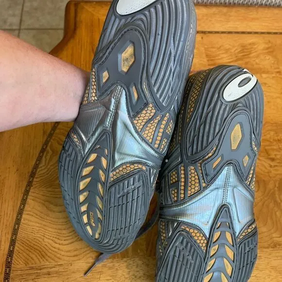 ASICS YELLOW &amp; Steel Wrestler Shoes