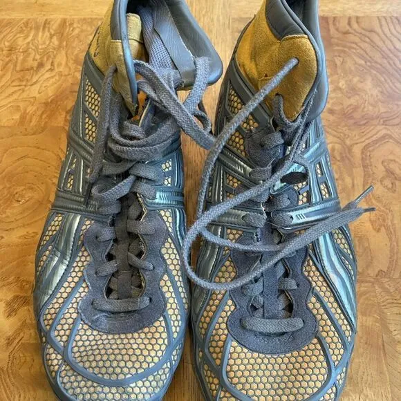ASICS YELLOW &amp; Steel Wrestler Shoes