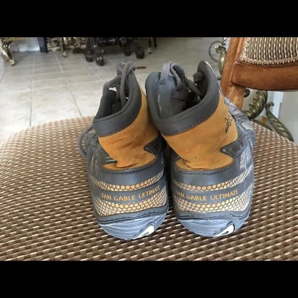 ASICS YELLOW &amp; Steel Wrestler Shoes