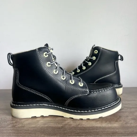 Avenger Women's Wedge Moc Work Boot Size 8 SKU#24699