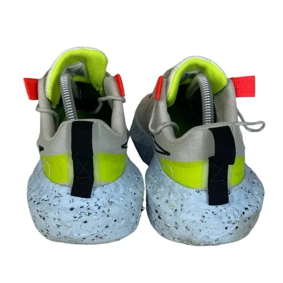 B3 Mens Nike Crater Impact SE Ash Green Volt Running Shoes 10