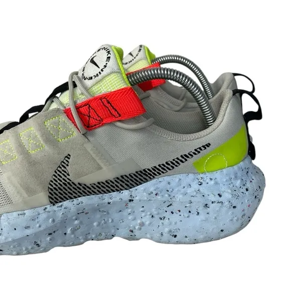 B3 Mens Nike Crater Impact SE Ash Green Volt Running Shoes 10