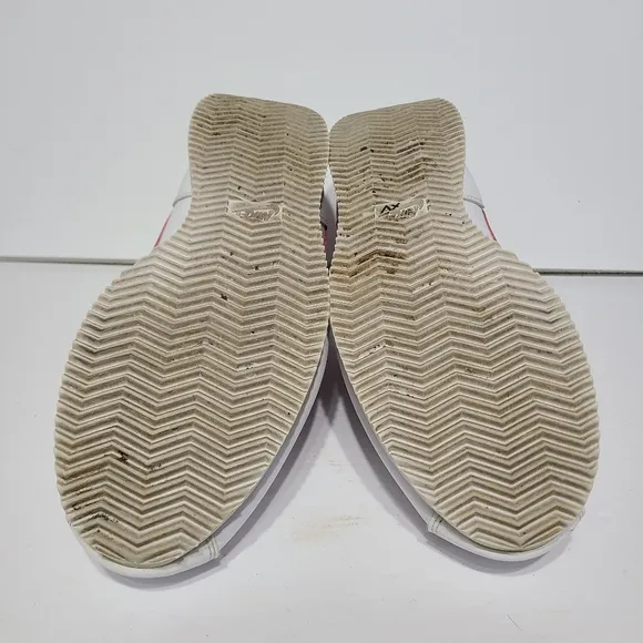 B35 Nike Cortez Basic Forrest Gump Mens 13 Shoes White Red Leather Sneakers