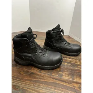 Battle Ops Tactical Boots Side Zip With‎ Safety Toe, Sz 10 Waterproof