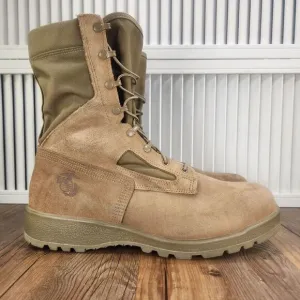 Belleville 550ST USMC 8&quot; Hot Weather Steel Toe Boots Mens Sz 14 Wide Coyote Tan
