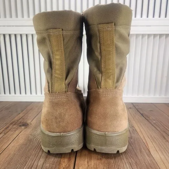 Belleville 550ST USMC 8&quot; Hot Weather Steel Toe Boots Mens Sz 14 Wide Coyote Tan