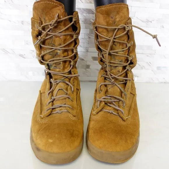 Belleville Boots Mens‎ 10.5 Military Combat Tactical Flight Safety Tan USA C790