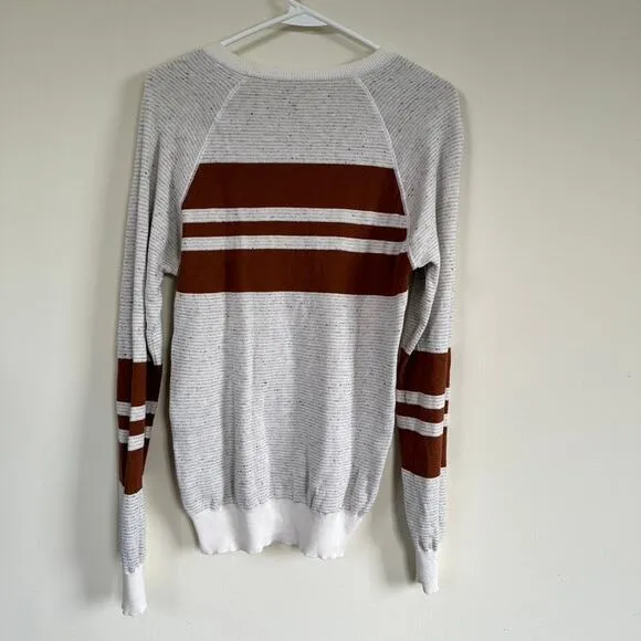 Billy Reid Cashmere Silk Blend Knit Sweater Mens SMALL Crew Neck Long Sleeve