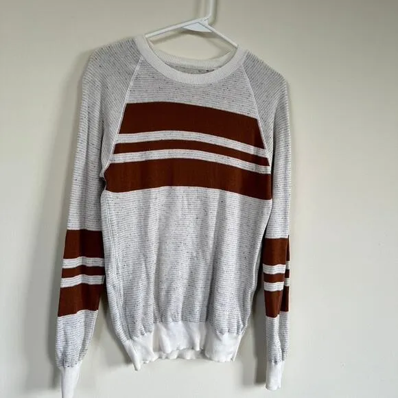 Billy Reid Cashmere Silk Blend Knit Sweater Mens SMALL Crew Neck Long Sleeve