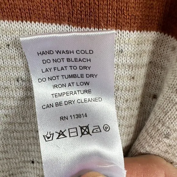Billy Reid Cashmere Silk Blend Knit Sweater Mens SMALL Crew Neck Long Sleeve