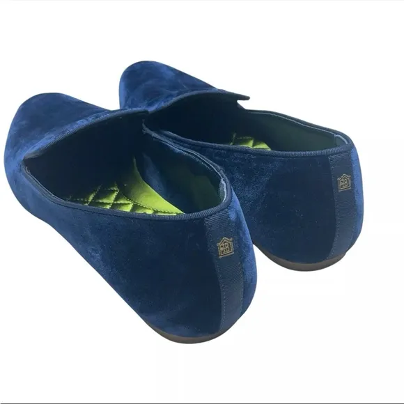 Birdies Women Velvet The Starling Blue Limited Edition Shoes Size 10