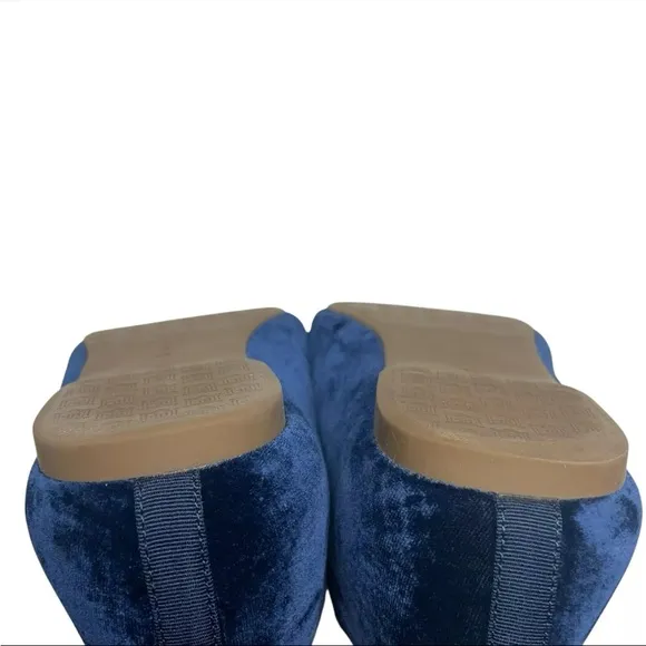 Birdies Women Velvet The Starling Blue Limited Edition Shoes Size 10