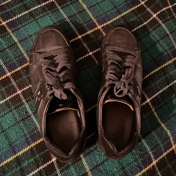 Black Fendi Designer Sneakers