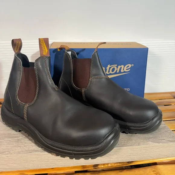 Blundstone Men’s 172 Work Series Xtreme Safety Boots Brown Leather Size 12 US