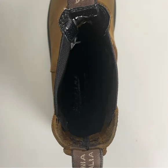 Blundstone Safety Boots Mens AU 8.5 US 9.5 Saddle Brown Leather 164 Steel Toe