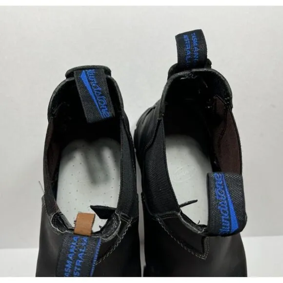 Blundstone 990 Steel Toe Chelsea Boots Men’s Size 12 US Black Leather Shoes