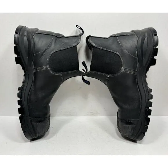 Blundstone 990 Steel Toe Chelsea Boots Men’s Size 12 US Black Leather Shoes