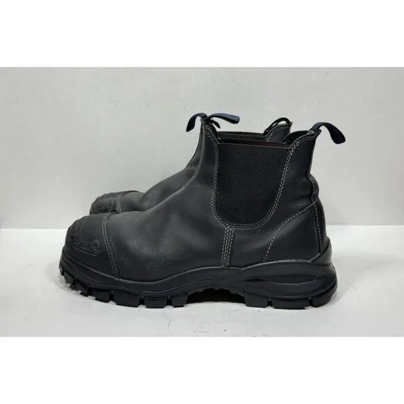 Blundstone 990 Steel Toe Chelsea Boots Men’s Size 12 US Black Leather Shoes