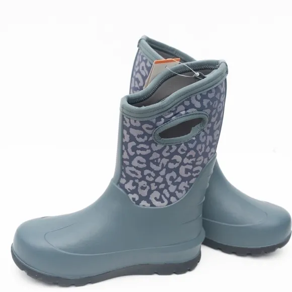 Bogs. Neo-classic Metallic Leopard Kids' 3 Season Boots.