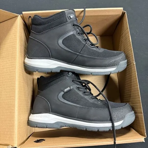 Bogs Shale Mid Safety Toe Waterproof Boots 9.5 Black