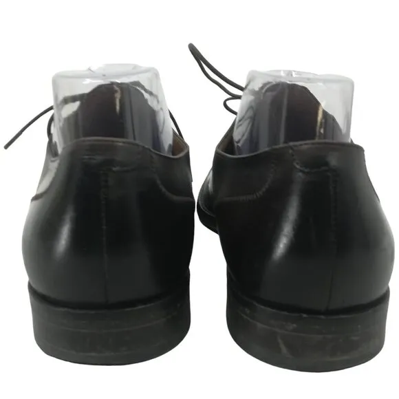 Boss Hugo Boss Lace Up Cap Toe Leather Brown Oxford Shoes Size 7 Mens Derby