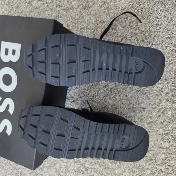 BOSS Men's Black Sneakers US 8