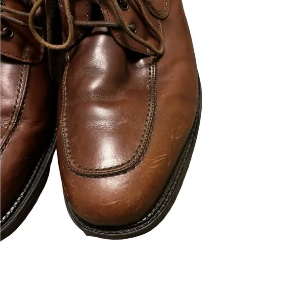 Bostonian Strada Leather Chukka Shoes Mens Brown Split Toe Size 10.5