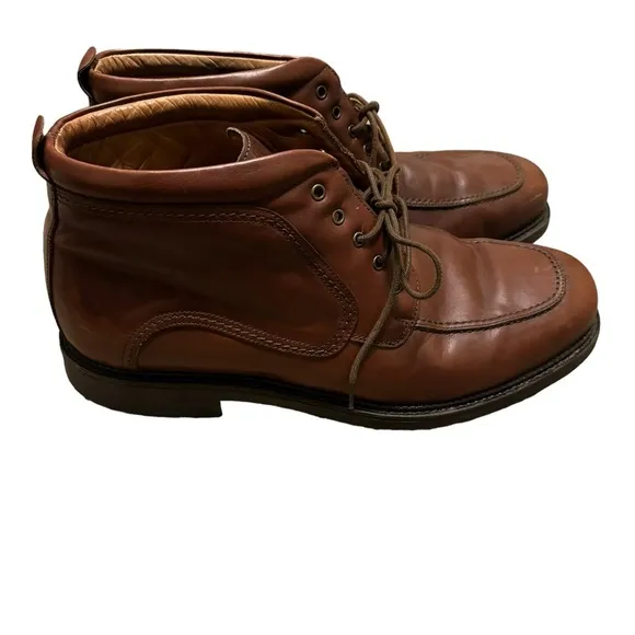 Bostonian Strada Leather Chukka Shoes Mens Brown Split Toe Size 10.5