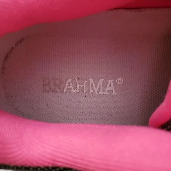 Brahma Women's Sarah Steel Toe Low Work Safety Shoe Gray/Pink Size USA 10
